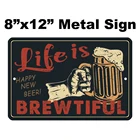 Металлическая вывеска  6, 8x12 дюймов, винтажный стиль, игровая комната, бар, мужская пещера, подарок