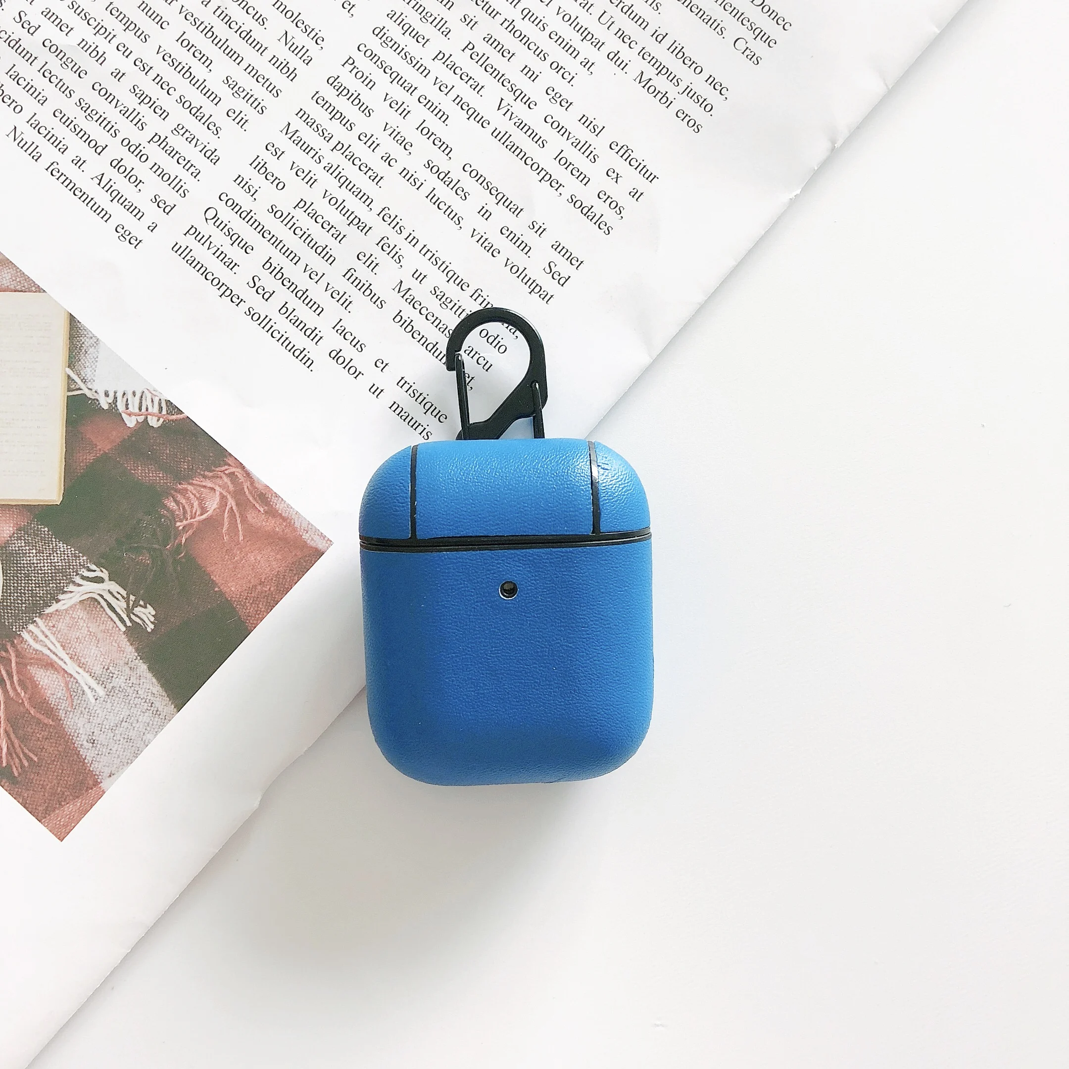 Модный чехол для Airpods 2 1 беспроводные bluetooth наушники из искусственной кожи
