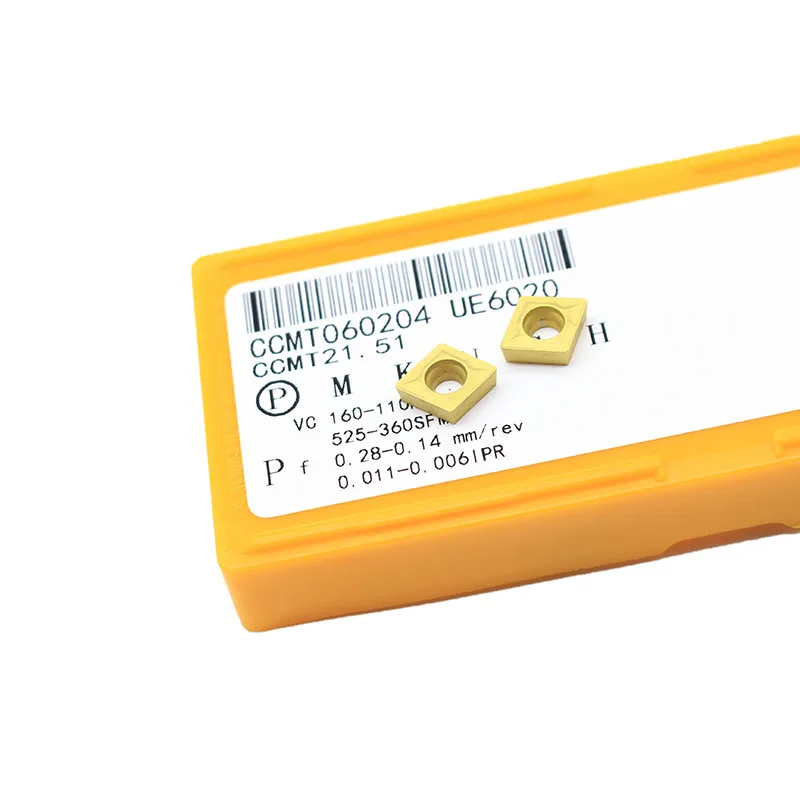 CCMT060204 VP15TF/UE6020 карбидная вставка внутренний круглый токарный инструмент CCMT 060204