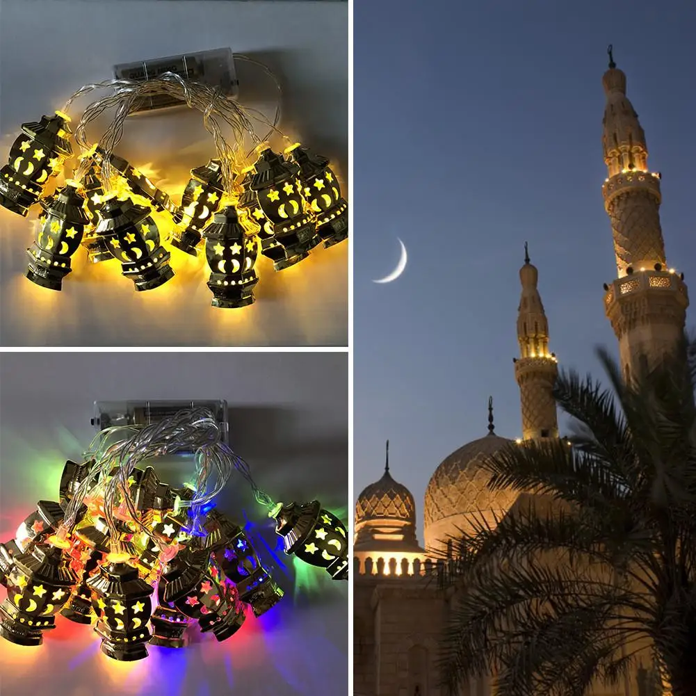 

LED Palace Light String Iron Flexible Portable Art Lantern Festival Decoration Light String