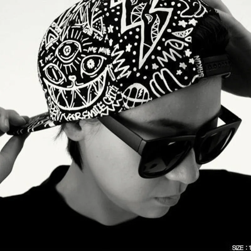 Модная Мужская хип хоп бейсболка Регулируемая Кепка Повседневная Танцевальная