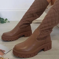 2022 ankle chelsea boots new winter mid heels platform women botas snow warm designer motorcycle boots gladiator oxford zapatos
