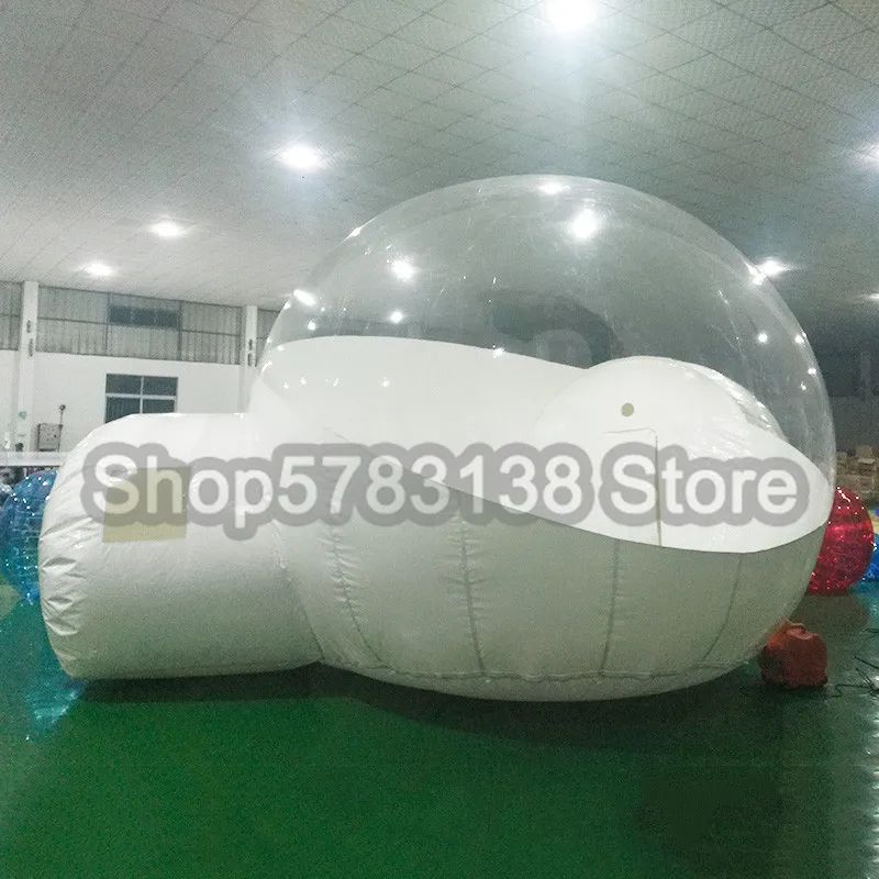 Promotion ! Double Rooms Bubble Tent Customized Logo Igloo With Fan Clear Tree Dome House Hotel Camping |