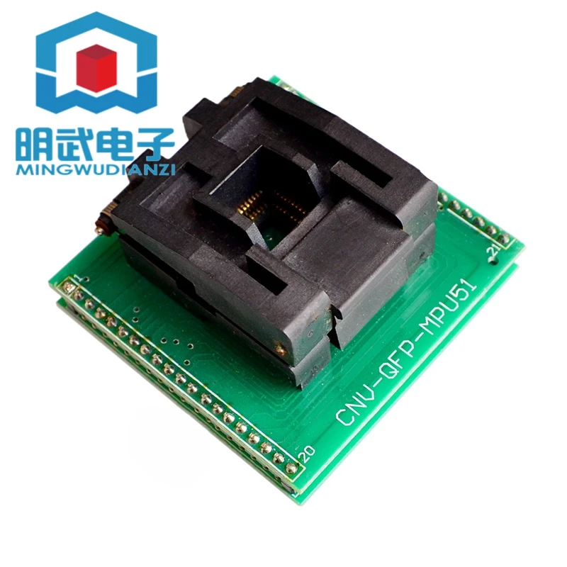 

PLCC44 откидной адаптер CNVPLCCMPU51 CNV - QFP - MPU51 (QFP44)