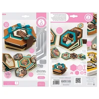 hopes in hexagon base creator metal cutting dies cut die mold card scrapbook paper craft knife mould blade punch stencls