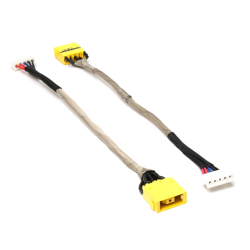 Разъем питания PJ612 для Lenovo IdeaPad Z710 Essential G700 Series. 11x4.5 mm с иглой. C кабелем 15 см. - купить