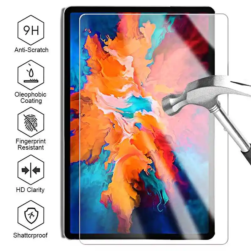 

Tempered Glass Screen Protector For Lenovo Tab P11 Plus M8 FHD HD M10 REL Yoga Smart P10 Tablet Glass