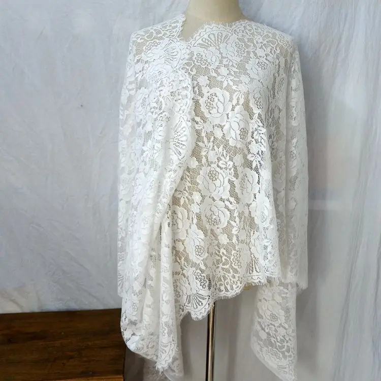 Тонкий кружевной цветок из газа с пустотами длиной 3 метра для одежды и свадебных аксессуаров в стиле DIY.