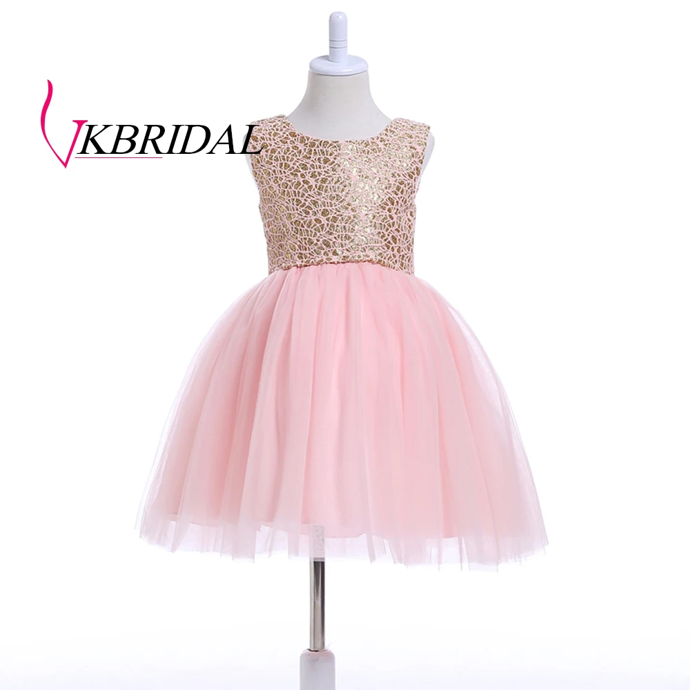 VKBRIDAL/Элегантные Платья с цветочным узором для девочек фатиновые платья без