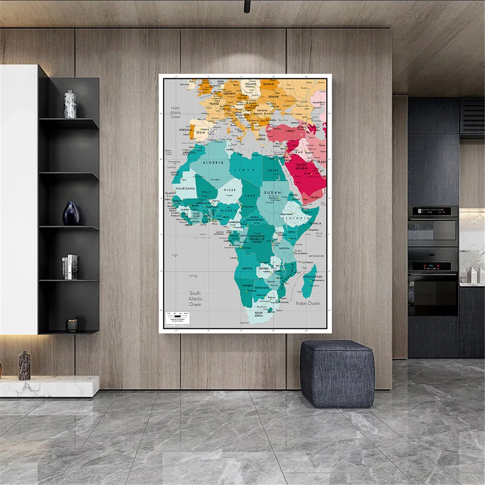 Рисунок 2 - 150*225 см африканская политическая