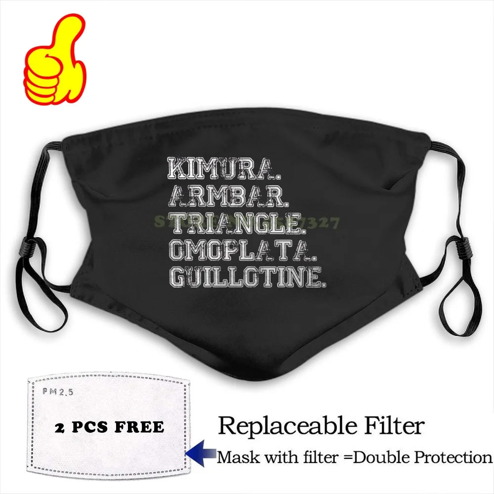 Маска для лица Закрытая (бразильский джиу-джитсу) пылезащитная с фильтром мужчин