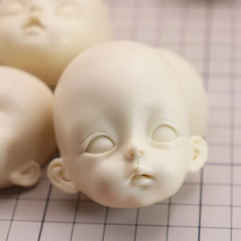Форма силиконовая для головы кукольного человека форма лица глина помадка