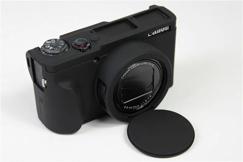 portable Rubber Body Cover silicone Case camera bag for Canon G5 X Mark ii G5XII G5XM2 G5X II protective | Электроника
