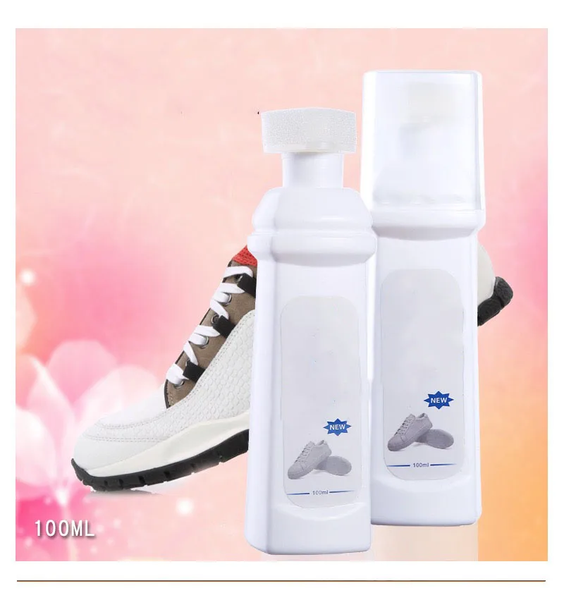 New white shoe brush to clean a cleaner whitening agent decontamination brightening and yellow edge polish | Дом и сад