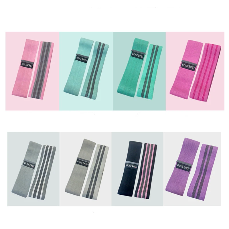 

Squatting Resistance Bands Cotton Fitness Bands Non-slip Unisex Booty Hip Circle Loop Resistance Band Workout Bandas Elasticas