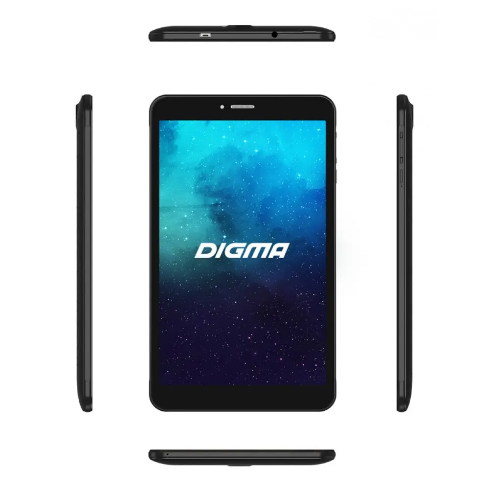 Планшет Digma Plane 8595 3G 1112461/ 2Gb/16Gb/8"/IPS/1280x800/WiFi/BT/GPS/Android 9.0/microSD 128Gb/3500mAh/PS8212PG/черный -