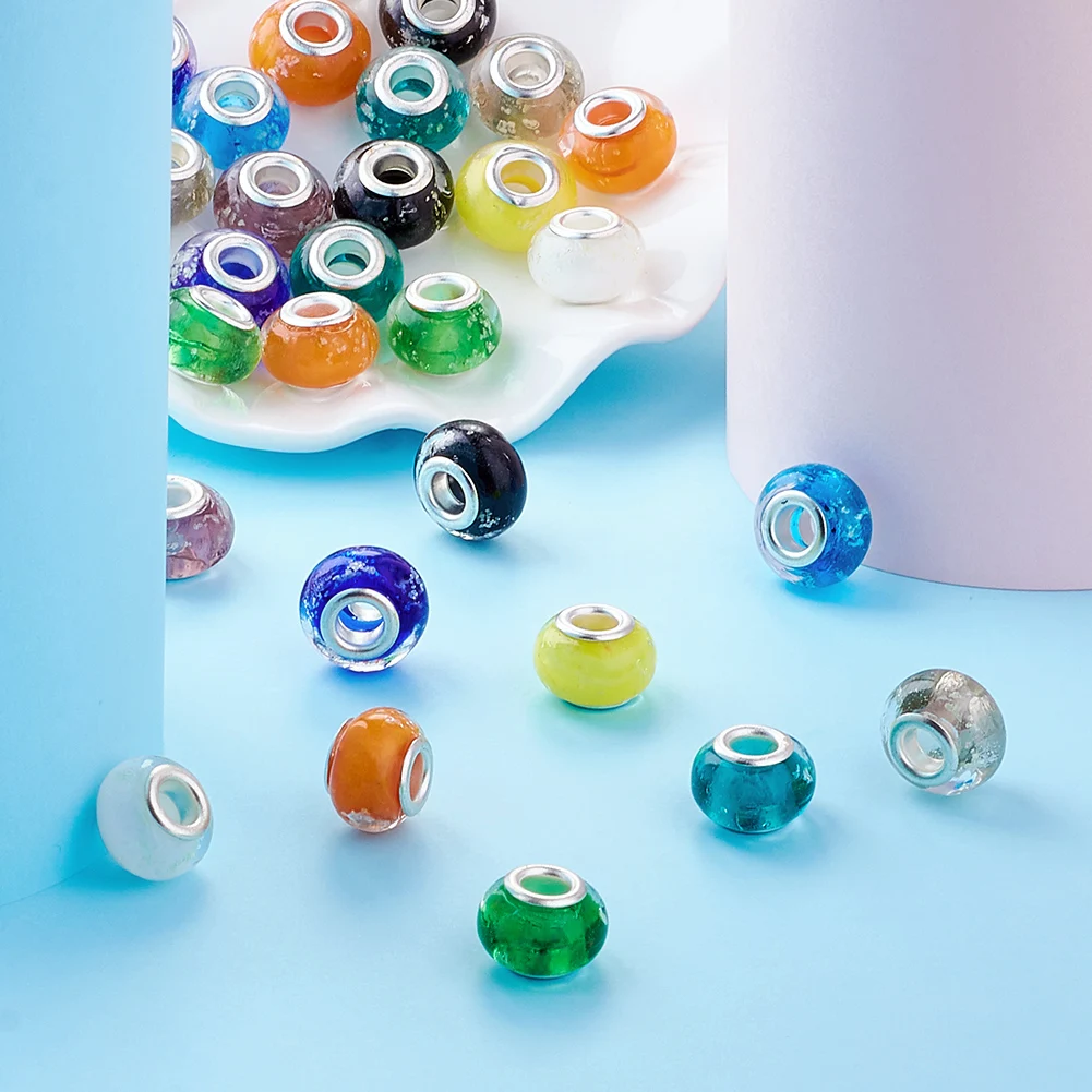 100 шт. светящиеся ожерелья ручной работы в европейском стиле | Украшения и