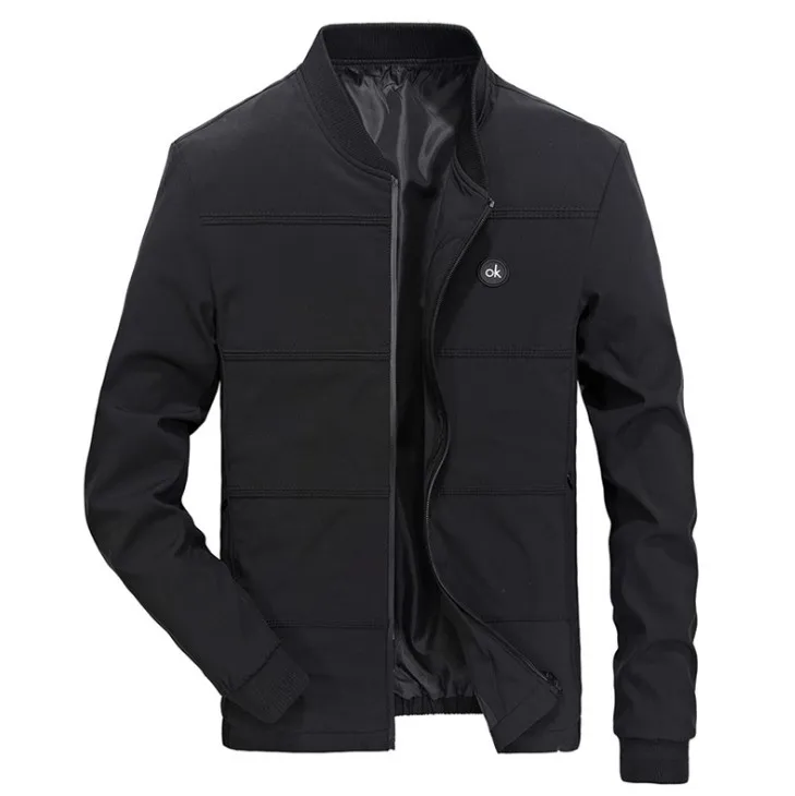 

Куртка мужская приталенная, Бомбер, бейсбольная, стиль хип-хоп, весна