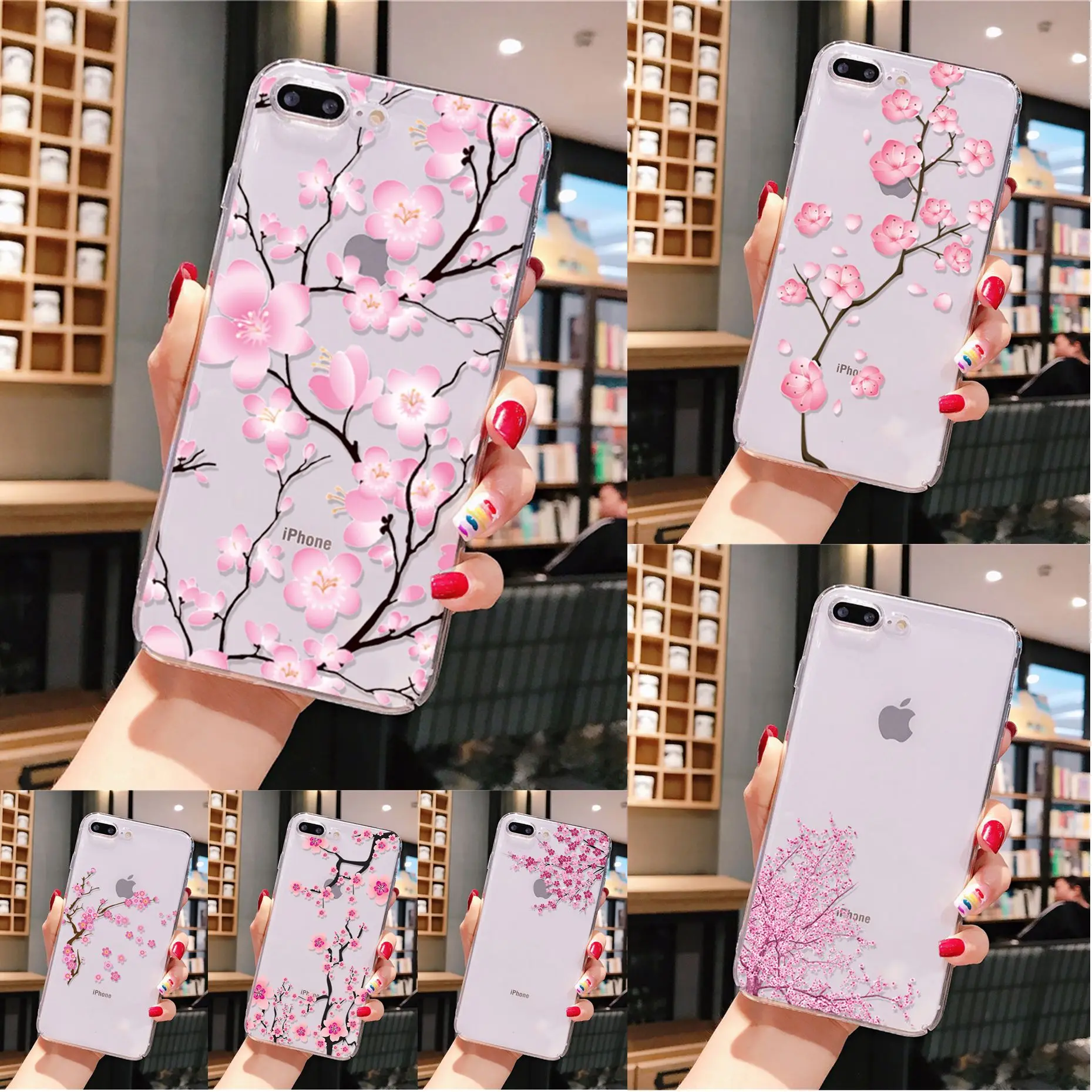 Yinuoda Cherry Blossom Tree Coque чехол для телефона iPhone 8 7 6 6S Plus X XS MAX 5 5S SE XR 11 pro max|Чехлы-накладки|