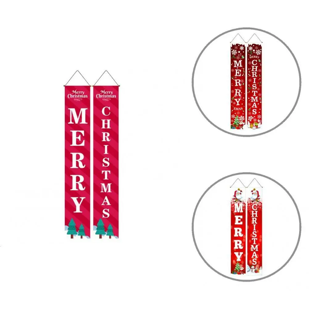 

Декоративный Рождественский подвесной Баннер 1 пара с рисунком большого гайкера, яркие цветные занавески, привлекательные для дома