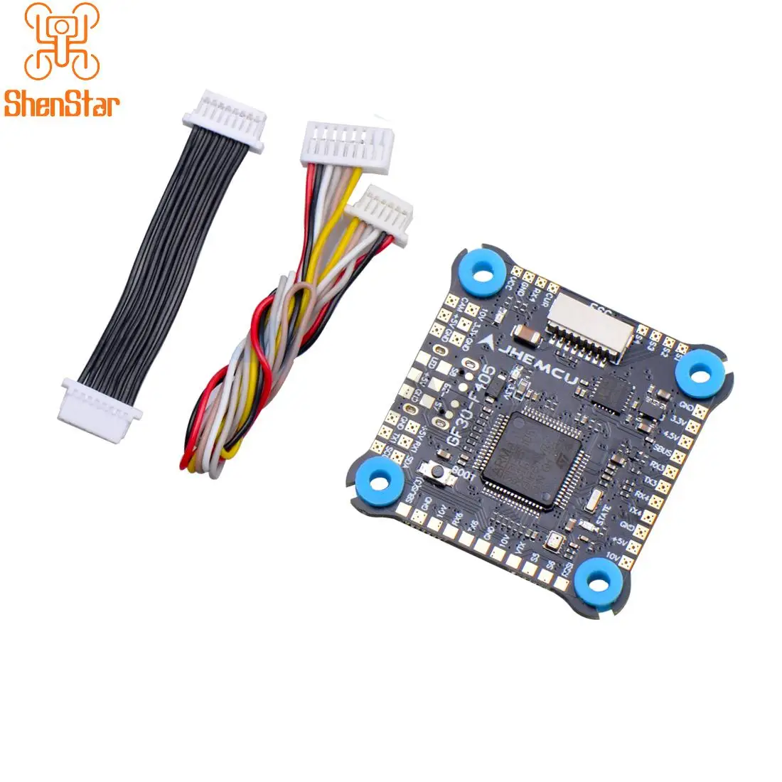 

ShenStar GF30-F405 5V 10V BEC OSD Baro 16MB BlackBox 3-8S F405 Flight Controller 30.5X30.5mm for FPV Racing Drones RC Quadcopter