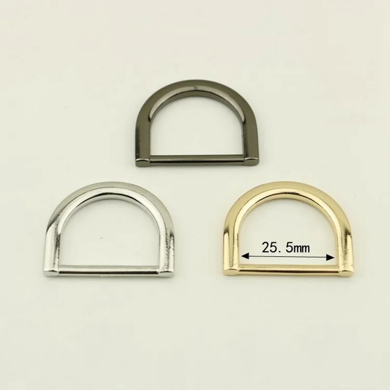 

1piece Metal Detachable removable open screw D Ring buckle shackle clasp Leather Craft Bag strap belt handle shoulder webbing