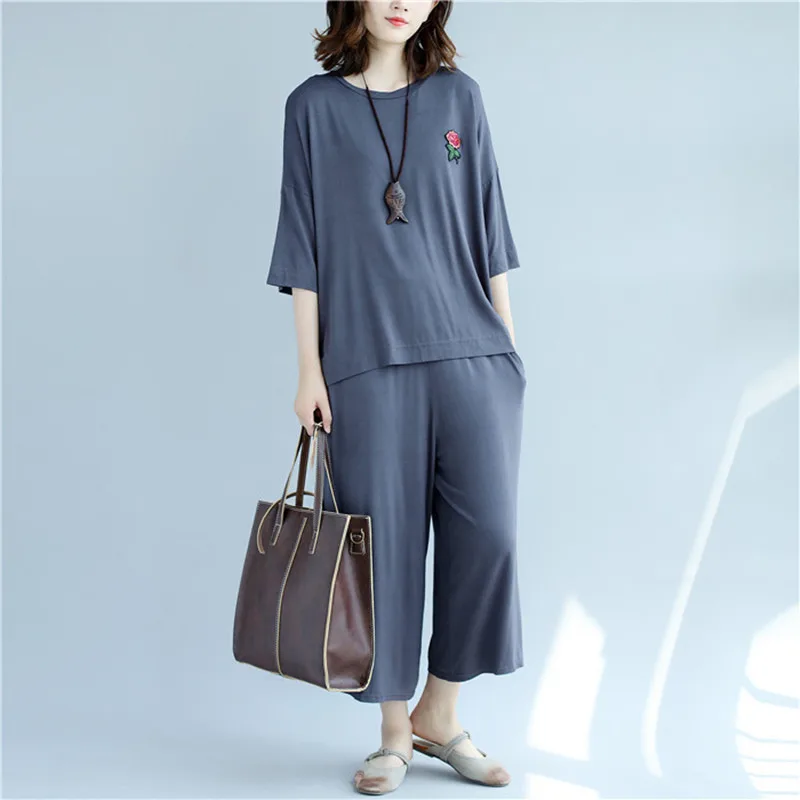 Новинка 2019 Женский комплект из 2 предметов весна лето женские модные