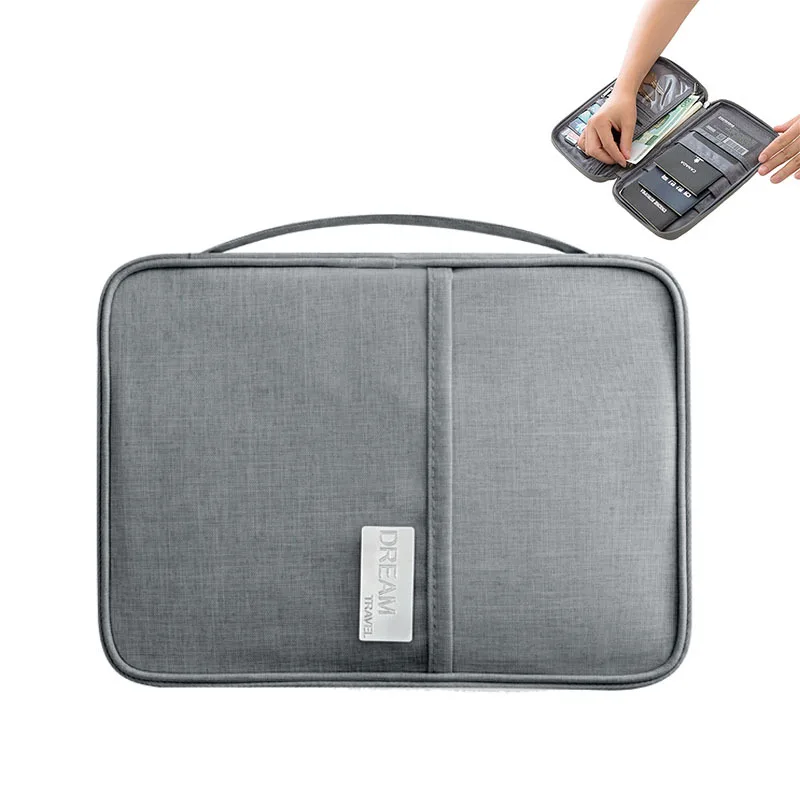 

Travel Organizer Passport Holder ID Card Package Credit Card Holder Wallet Storage Document Pack Fashion Multi Pockets Card Pack