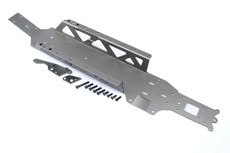 Полный комплект шасси с хромированной рамой 5 мм для HPI Baja 5B 5T 5SC Gas Rovan и King Motor 2WD багги-грузовики