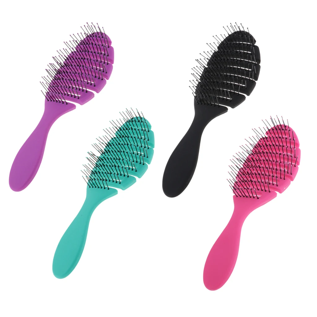 Женская и мужская Массажная щетка для волос расческа снижения круговой поломки