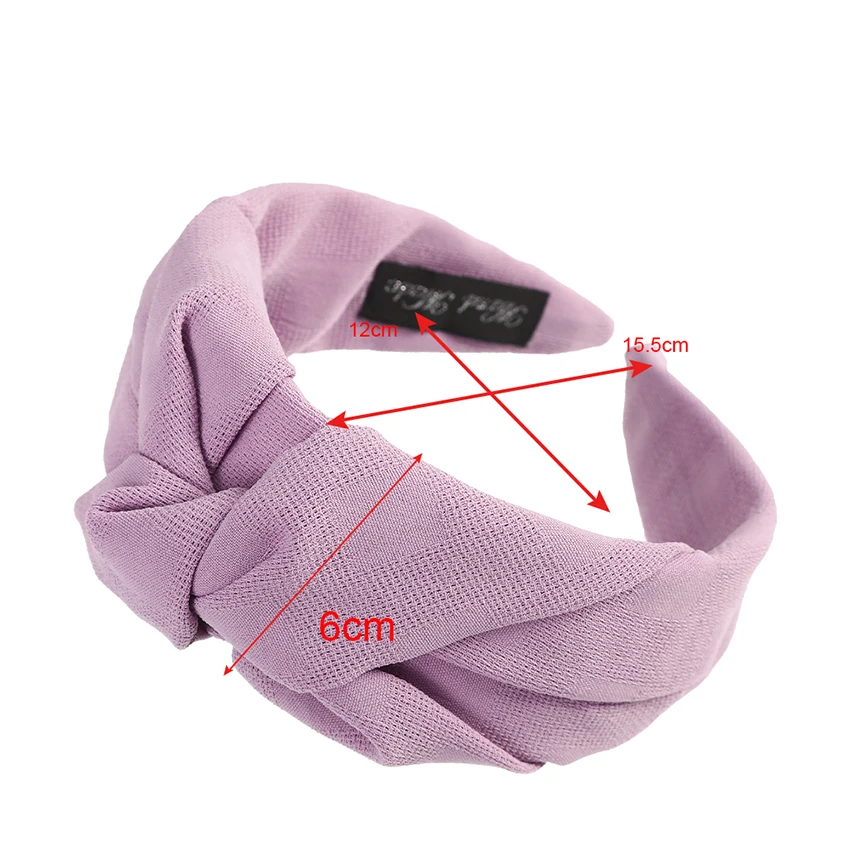 

Levao Wide Solid Color Headband for Women Knot Hair Bands Fashion Headwear Hairband Hoop Bezel Hair Accessories