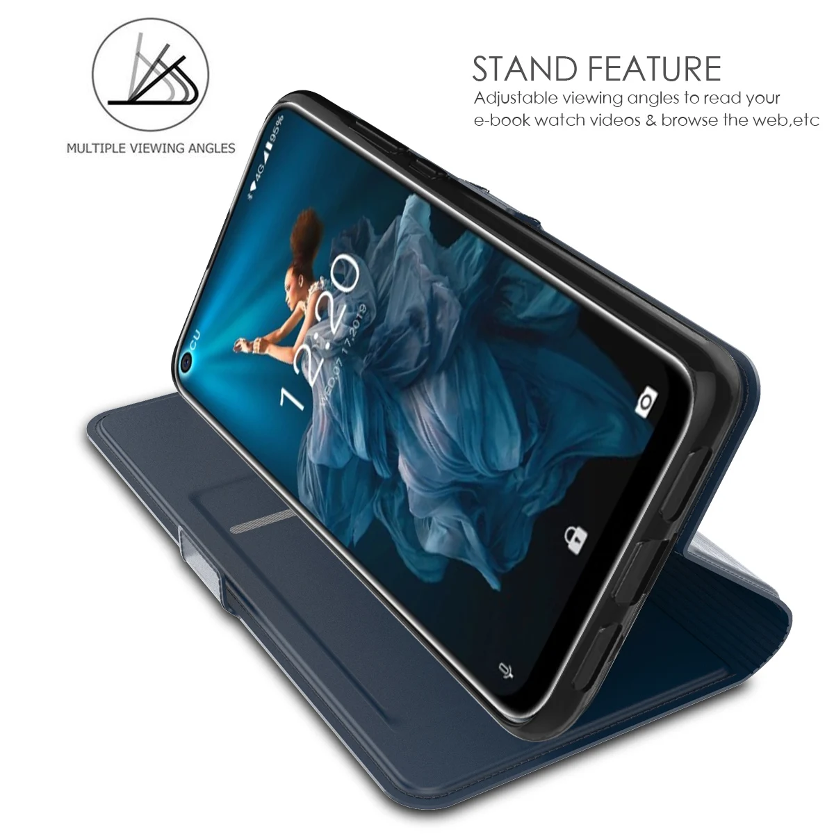 Для Oukitel C16 C17 Pro Чехол из искусственной кожи флип-чехол с подставкой Чехол с карманом для всего тела с держателями для карт для Oukitel C16 Pro Чехол