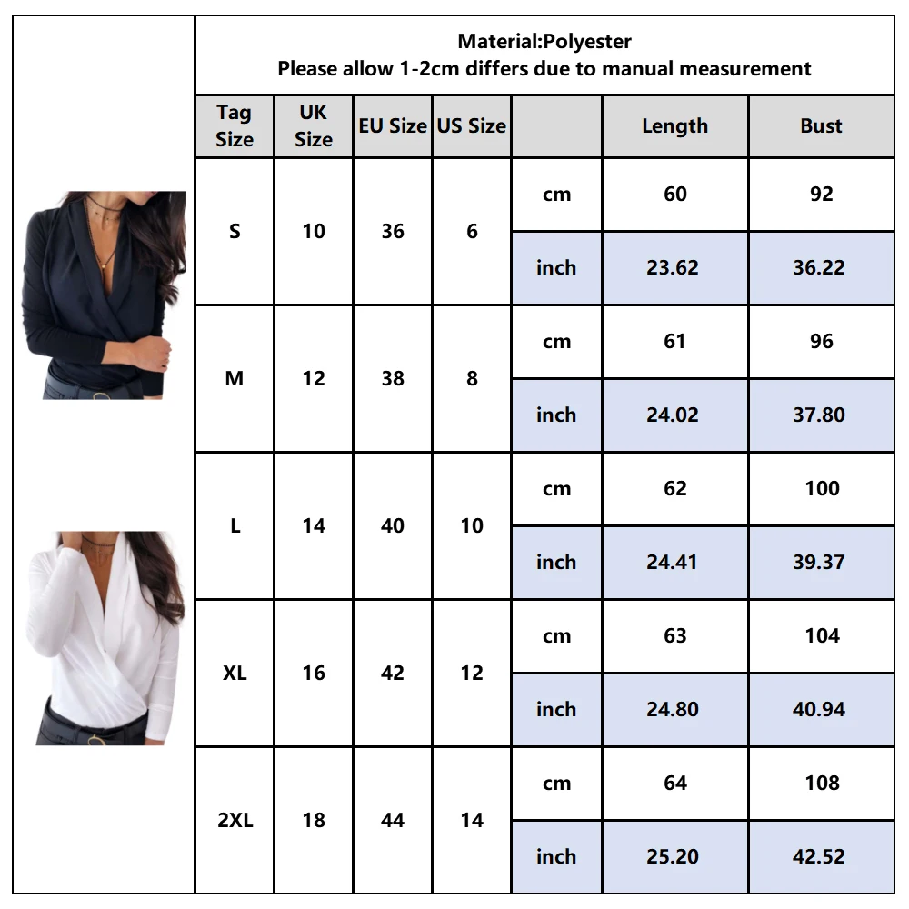

Office Ladies V-Neck Long Sleeve Blouses Shirts Solid Autumn Female White Blouse Sexy Party Baggy Shirts Women Blouse Tops D30