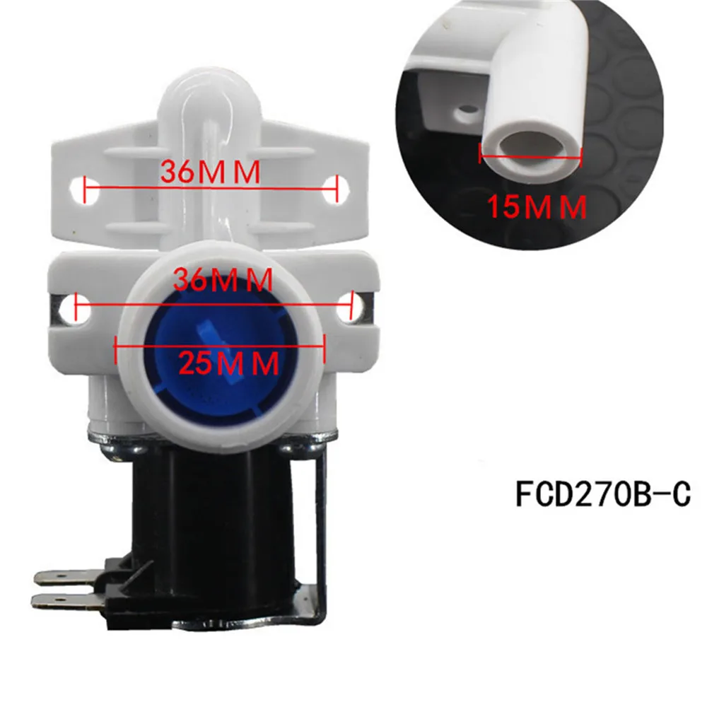 Клапан впускного клапана воды 220 В-240 В Соленоидный клапан для стиральной машины