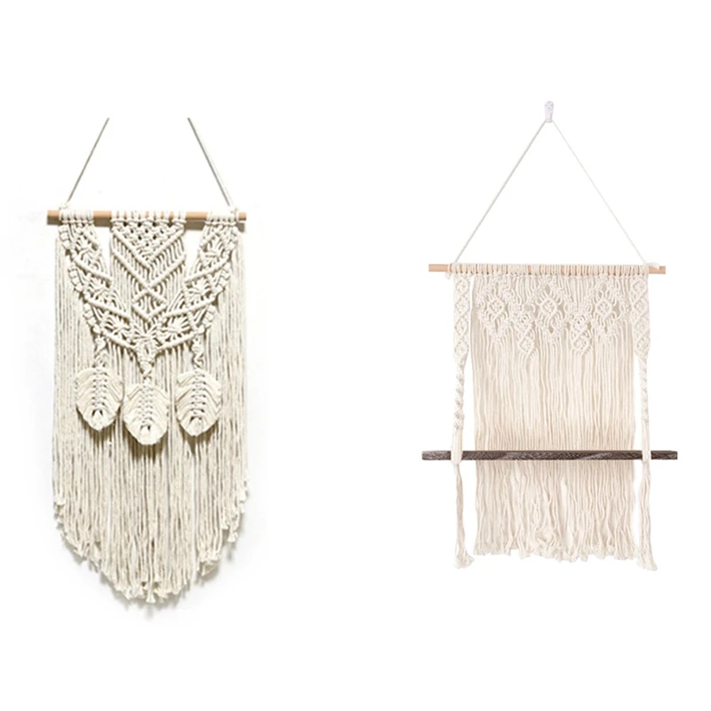

Настенный Плетеный гобелен ручной работы в стиле бохо из макраме
