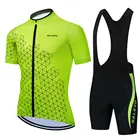 Комплект одежды для команды SALEXO Cycl 2021, мужская летняя одежда для горных велосипедов, гоночных велосипедов, одежда с коротким рукавом Ropa Ciclismo, уличная велосипедная форма
