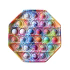 11 Цвета простой улыбающегося пуш-ап пузырь игрушка силиконовые аутизма потребности мягкие игрушки для снятия стресса Непоседа Reliver стресс