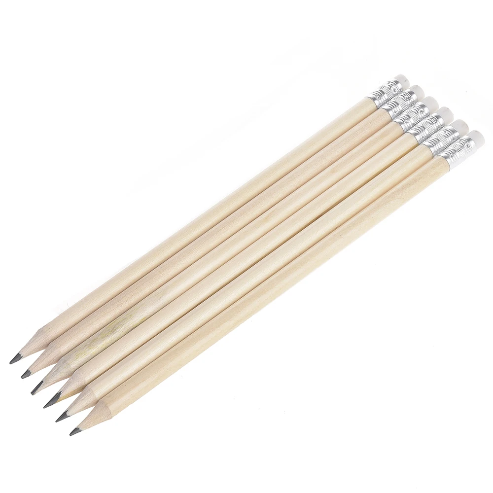 Wood color 20 шт Персонализированные Выгравированные деревянные карандаши с резиновой подошвой для свадебный подарок детский душ вечерние Декор по индивидуальному заказу 19 см - Цвет: Wood color