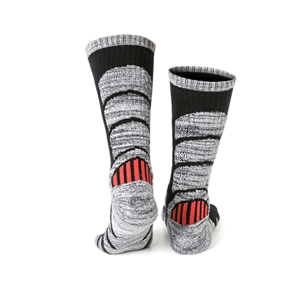 

R-BAO Autumn Winter Men Women Thickened Long Skiing Sock Breathable Moisture Absorption Warm Adults Sock