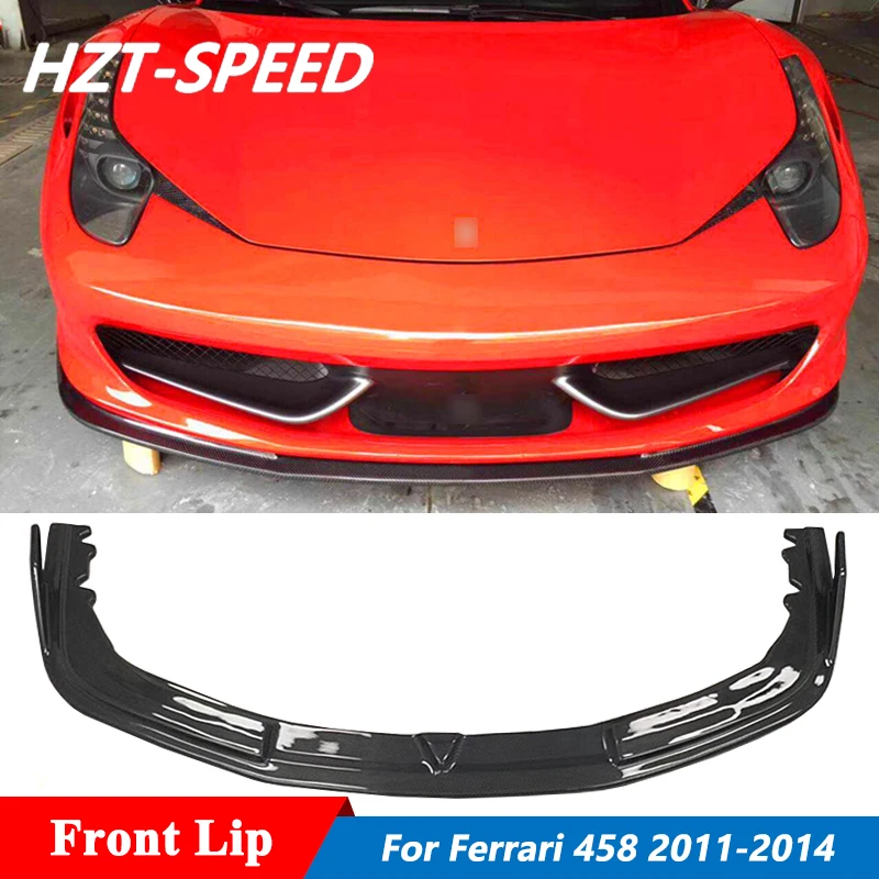 

Стильная губа переднего бампера из углеродного волокна AP для тюнинга Ferrari 458 2011-2014