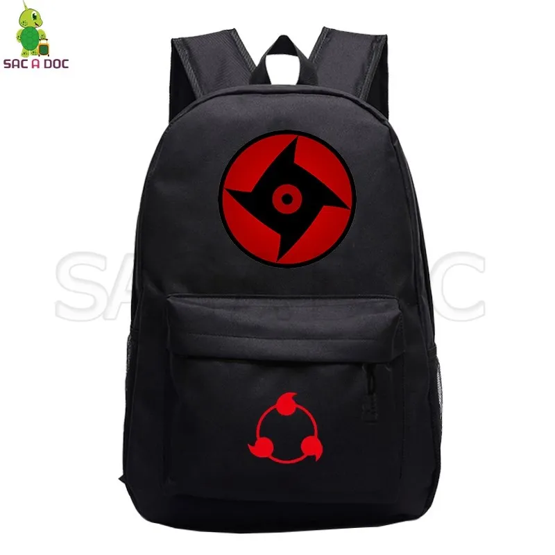 3 Наруто Uchiha Clan Sasuke рюкзак школьные сумки для девочек-подростков мальчиков Sharingan Akatsuki рюкзак для ноутбука повседневный рюкзак для путешествий - Цвет: 3