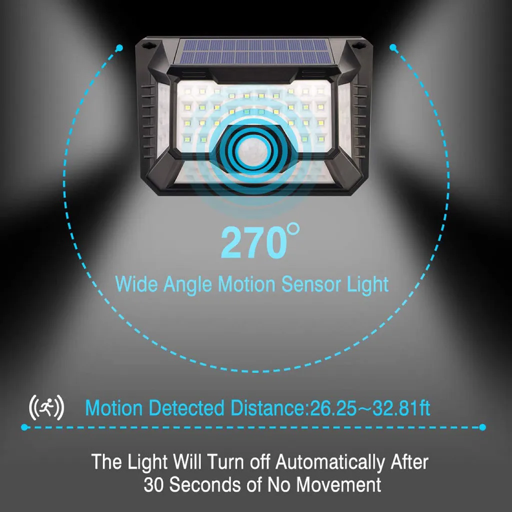 Солнечный настенный светильник Водонепроницаемый человеческого тела