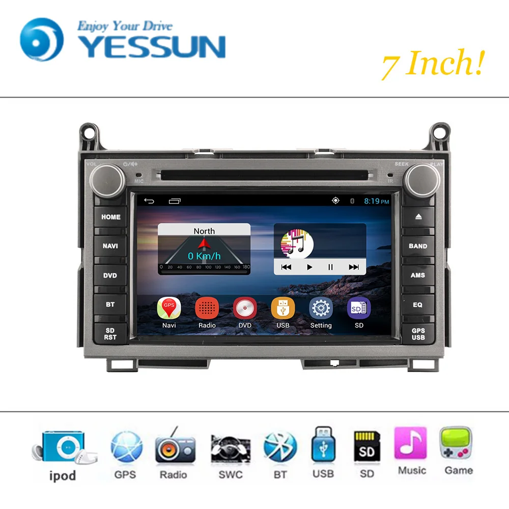Автомобильный DVD плеер Wince система для Toyota Venza автомагнитола стерео GPS навигация