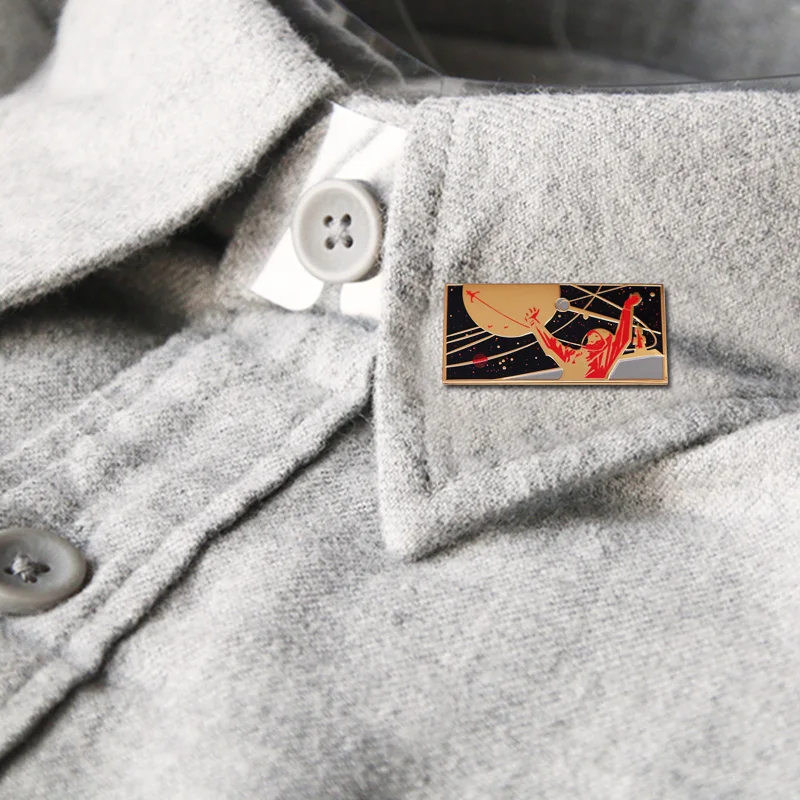 CCCP советская космическая мечта астронавт Гагарин брошь Космос сувенир подарок |