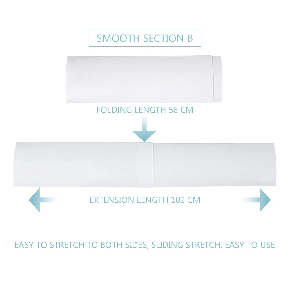 Регулируемый экран для кондиционера перегородка из полипропилена защиты от