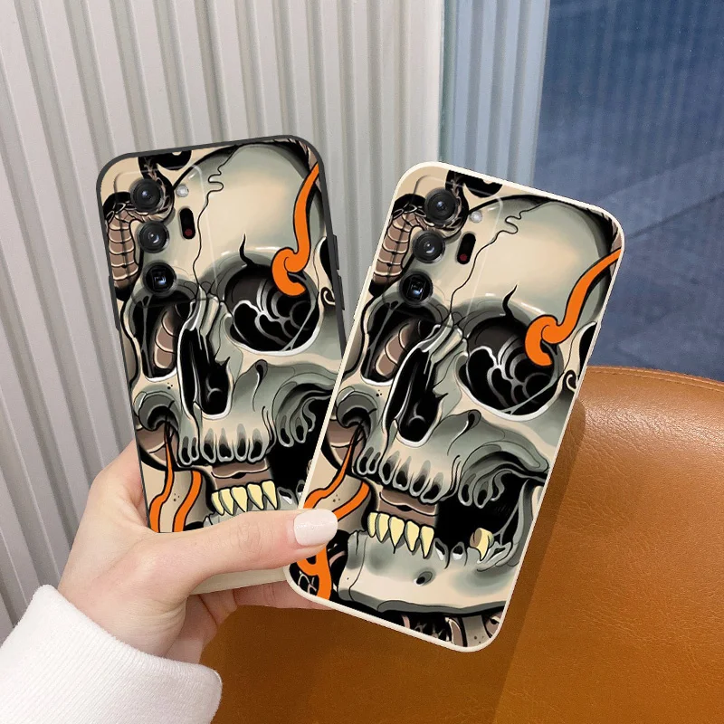 

Fashion Skull Silicone Case For SamsungGalaxy A72 A52 A42 A32 A22 A21S A02S A12 A02 A71 A51 A41 Ultra Thin Soft Phone Cover Case