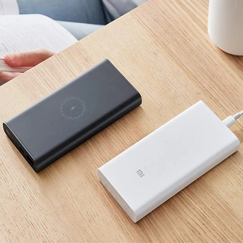 Xiaomi 10000mAh беспроводной внешний аккумулятор 10 Вт Qi Быстрое беспроводное зарядное устройство type-C QC3.0/PD3.0 Зарядка для iPhone 11 Pro XR для huawei P30