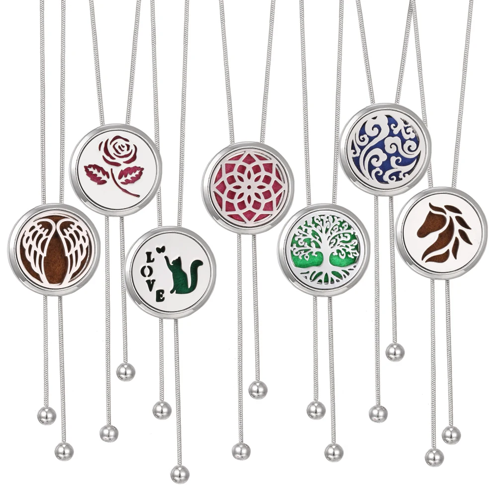 Ожерелье с эфирными маслами для ароматерапии ювелирные изделия диффузором