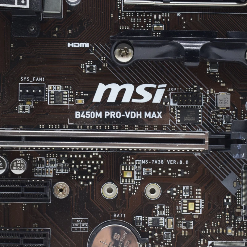 msi b450m pro vdh max amd b450 motherboard socket am4 ddr4 for ryzen 2nd and 3rd gen cpus pci e 3 0 usb3 1micro atx placa mãe free global shippin