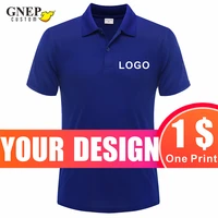 casual polo shirt custom logo summer men and women lapel shirt print embroidery personality logo company team custom clothing